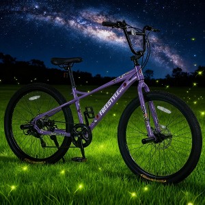 KWPZQEB 26 Inch Freestyle Kids, Mountain Bike with Steel Frame, Outdoor Cycling Bike with Dual Disc Brake System, Kids' Bicycles for Age 12+ Years - 1 of 4