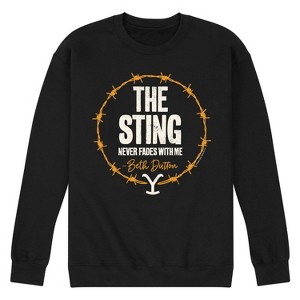 Men's - Yellowstone - Beth Duttton Sting Graphic Fleece Sweatshirt - 1 of 4