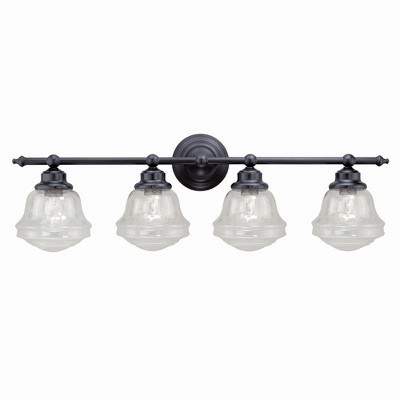 Vaxcel Huntley 4 - Light Vanity in  Oil Rubbed Bronze