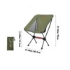 Naturehike Ultralight Camping Chair, Portable Backpacking Chair with Storage Bag & Anti-Sinking Feet, Lightweight Compact Collapsible Camp Chair - 3 of 4