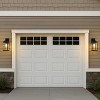 ALOADECOR 1 Light Farmhouse Outdoor Wall Lantern wiht Motion Sensor in Matte Black with Clear Glass for Porch Courtyard (2 Pack) - 2 of 4