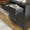 Whizmax 4 Drawer Dresser for Bedroom, Wood Chest of Drawers with Metal Legs, Modern Storage Dresser Chest Cabinet Organizer, Large Dresser for Hallway - 3 of 4