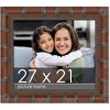 PosterPalooza | 27x21 Wide Bamboo Picture Frame, UV Acrylic, 4 Finishes - Brown, Black, Silver, and Natural - 2 of 4