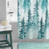 LunaLulinlk Treeline Fabric Shower Curtain, 72" x 72" - 4 of 4