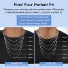 1.35mm Rope Chain Necklace 18K Gold Plated Sterling Silver 16-26 Inch - 2 of 4