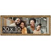 PosterPalooza | 30x10 Wood Antique Frame with UV Acrylic, 4 Finishes: Bronze, Gold, Silver, and Black - 2 of 4