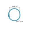 Unique Bargains Metal Anti-Rust Round Binder Rings for Key Chain Scrapbooks 10 Pcs - 2 of 4