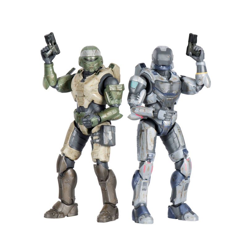 HALO Spartan Collection GUNGNIR and MK VII 2pk 6.5&#34; Action Figures, 1 of 11