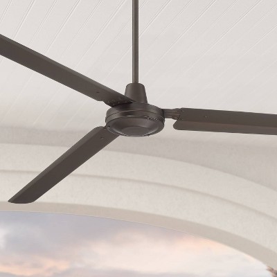 72" Bronze Industrial Ceiling Fan with Remote Control