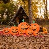 FURNIinspire Decorative Holiday Scene Props Classic Inflatable Pumpkin Halloween Decoration, Cute Outdoor Combo Decor, Orange, 39"*88"*35" - 2 of 4