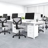 NicBex Office Chair with Adjustable Height Modern Nylon Mesh Armless Computer Chair with Wheels and Lumbar support for Office, Study, Bedroom - 2 of 4