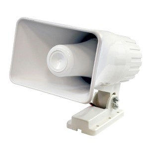 Pyle 6 Portable PA Horn Speaker with Adjustable Bracket & Clear Sound (PHSP4) - White - 1 of 4
