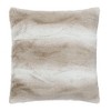 Chanasya Embossed Plush Faux Fur Throw Pillow Covers - 2- Piece - 18" x 18” - 3 of 4