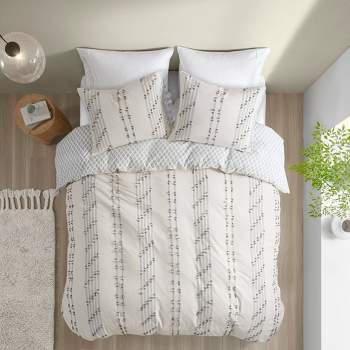 Ink+Ivy 3pc Kara Cotton Jacquard Comforter Mini Set