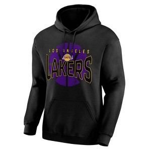 NBA Los Angeles Lakers Men's Black Hooded Sweatshirt - 1 of 3