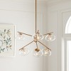 Bartoli 6 Light 25" Height Adjustable Chandelier - CHA7009 - Brass - Safavieh - 4 of 4