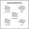 Gulches King/Cal King 8 Piece Comforter and Quilt Set Collection Grey King/Cal King - 2 of 4