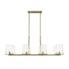 Z-Lite Callista 8 - Light Island Pendant Light in  Rubbed Brass - 3 of 4