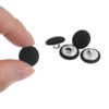 Unique Bargains Suit Dress Blouse Aluminum Fabric Cloth Covered Sewing Buttons 30 Pcs - 4 of 4