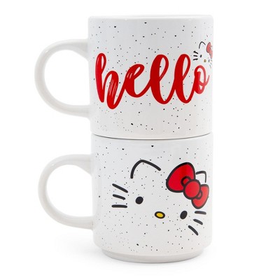 Hello Kitty Stars 2-pack 16 Oz Ceramic Mug Set : Target