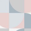 Transform Curves Blue and Pink Peel and Stick Wallpaper - 4 of 4