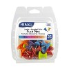 BAZIC Products® Jumbo Push Pins, Assorted Color, 25 Per Pack, 12 Packs - 2 of 4