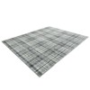 All-Polyester Pearl Velvet Cotton TPR Washable Foldable Back Printed Carpet - Irregular Checkered Design, Easy to Clean - 2 of 4