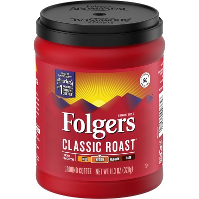 Folgers Classic Medium Roast Ground Coffee - 11.3oz