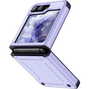 Nakedcellphone Skibidy Rizz Case for Samsung Galaxy Z Flip 6 5G Phone - Hybrid Case with Hidden Hinge Protection - 1 of 4