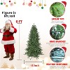 Cesicia 6FT Artificial Christmas Tree, PVC Full Branches, for Holiday Decoration - 2 of 4