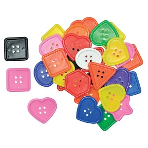 Roylco® Really Big Buttons™, 8 Shapes, 60 Per Pack, 3 Packs - 1 of 2