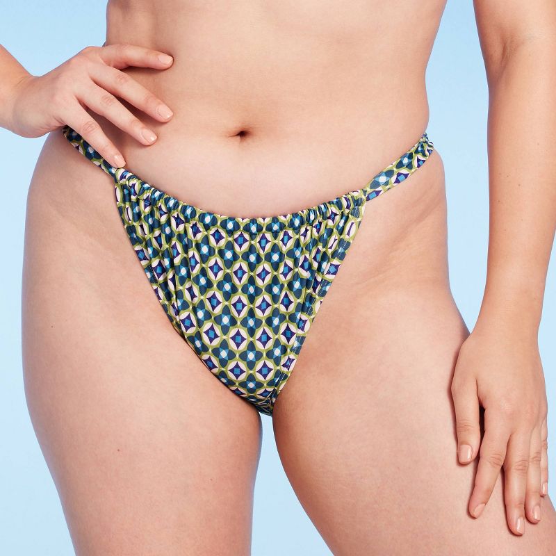 Women's Low-Rise Scarf Strap Adjustable Coverage Bikini Bottom - Shade & Shore™, 5 of 7