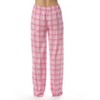 Just Love Womens Plaid Knit Jersey Pajama Pants - 100% Cotton PJs - 3 of 3