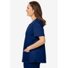 Comfort Choice Women's Plus Size Scoopneck Scrub Top - 4 of 4
