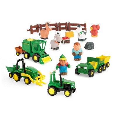 john deere tractor playset