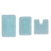 Casual Elegence Collection Cotton Reversible Tufted Set of 3 Bath Rug Set - Home Weavers - 2 of 4