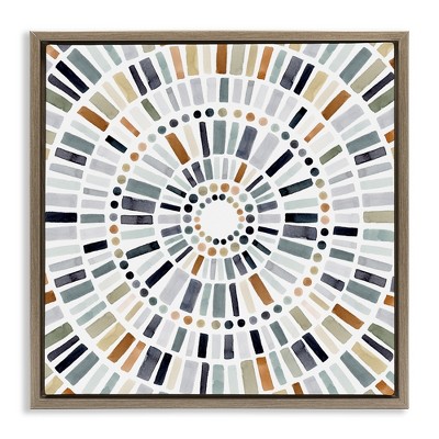 Stupell Industries Abstract Rustic Mosaic Circle, 25" x 25"