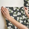 Rifle Paper Co. Hydrangea Black/White Peel and Stick Wallpaper - 4 of 4