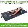 Ultimate Body Press EMXL Premium Four Panel Large Folding Vinyl and Foam Cushion 76 x 38 Inch Exercise and Yoga Floor Mat for Home Gym - image 4 of 4