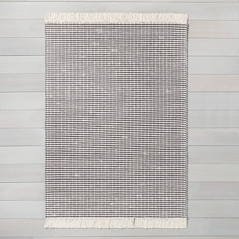 Bath Rug Bold Stripes Tonal Cream - Hearth & Hand™ with Magnolia