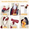 Safstar 6 in 1 Climber Slide Playset w/Basketball Hoop, Ring Toss, Indoor Outdoor Freestanding Kids Slide for Kids Age 3-8 - 4 of 4