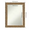 Amanti Art Filigree Beveled Framed Bathroom Vanity Wall Mirror - 3 of 4