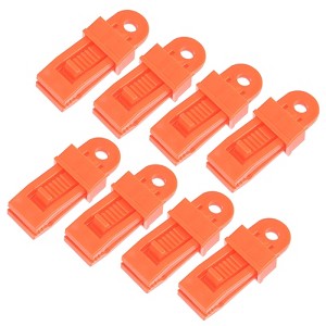 Unique Bargains Plastic Waterproof Weather-Resistant Lightweight Tarp Clips 12 Pcs - 1 of 4
