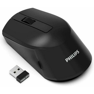 PHILIPS Wireless Mouse, Ergonomic Design, High-Definition Optical Tracking, Long Battery Life, Durable Buttons, Windows/Mac Compatible - 1 of 4