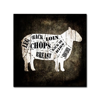 24" x 24" Butcher Shop IV by LightBoxJournal - Trademark Fine Art