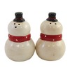 3.75 In Nostalgic Snowman Christmas Johanna Parker Salt And Pepper Shakers - 3 of 3