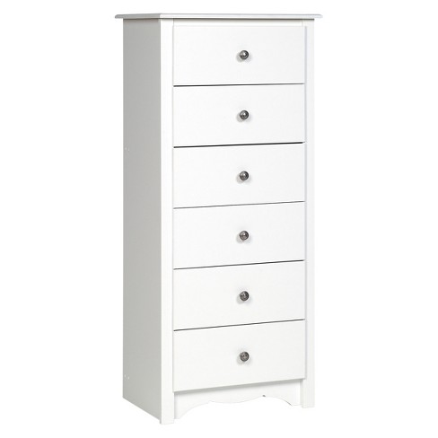 Monterey Vertical Dresser White Prepac Target