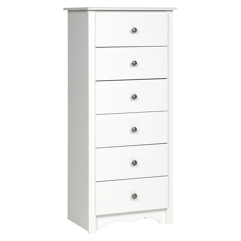 53&#34; Monterey Vertical Dresser White - Prepac, 1 of 9