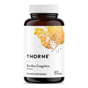 Thorne Bacillus Coagulans Probiotic - Shelf Stable Probiotic Supplement to Promote GI Health - 60 Capsules - 1 of 4