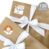 Big Dot of Happiness Happy Thanksgiving - Assorted Fall Harvest Party Gift Tag Labels - To and From Stickers - 12 Sheets - 120 Stickers - 2 of 4
